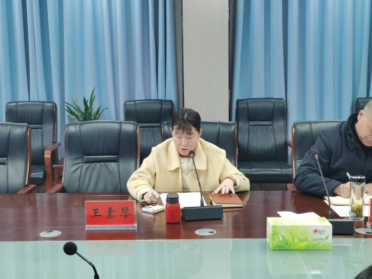 3.教务处主任王素琴发言