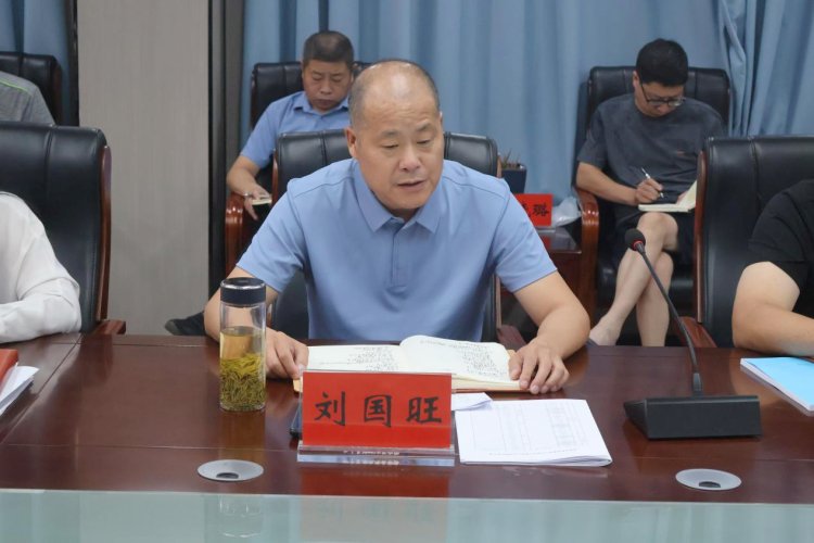 中心主任刘国旺同志讲话